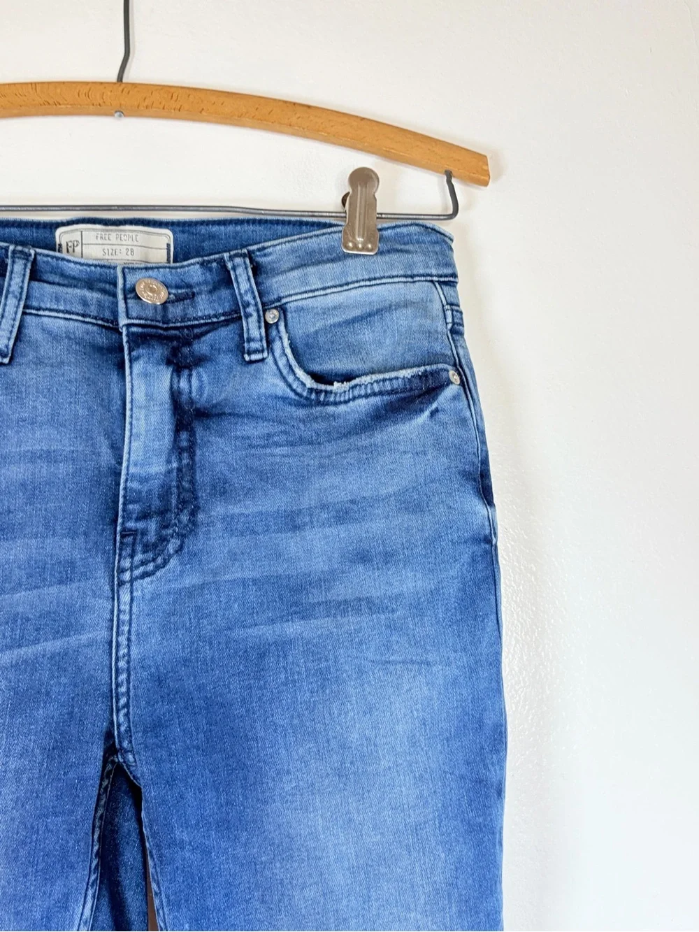 Free People Busted Knee Skinny Jeans